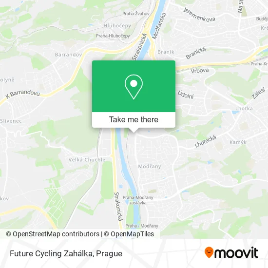 Карта Future Cycling Zahálka