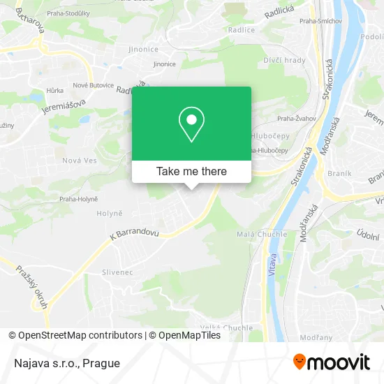 Карта Najava s.r.o.