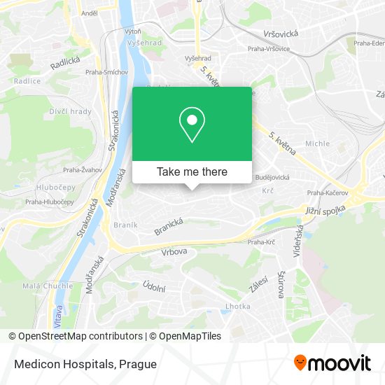 Medicon Hospitals map