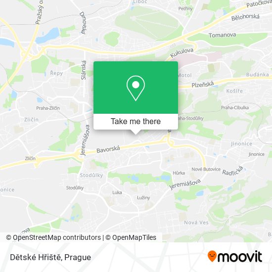 Dětské Hřiště map