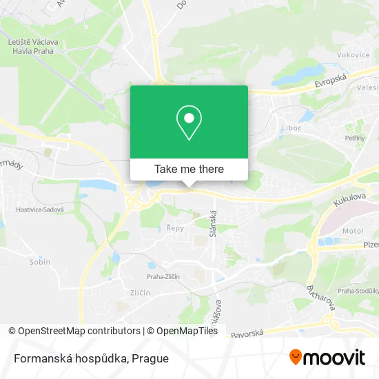 Карта Formanská hospůdka