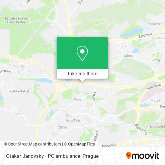 Карта Otakar Janovsky - PC ambulance