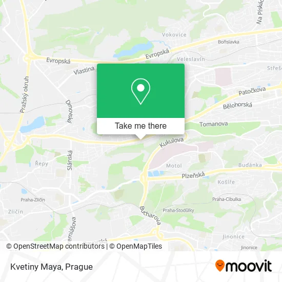 Карта Kvetiny Maya