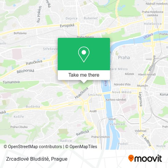 Zrcadlové Bludiště map