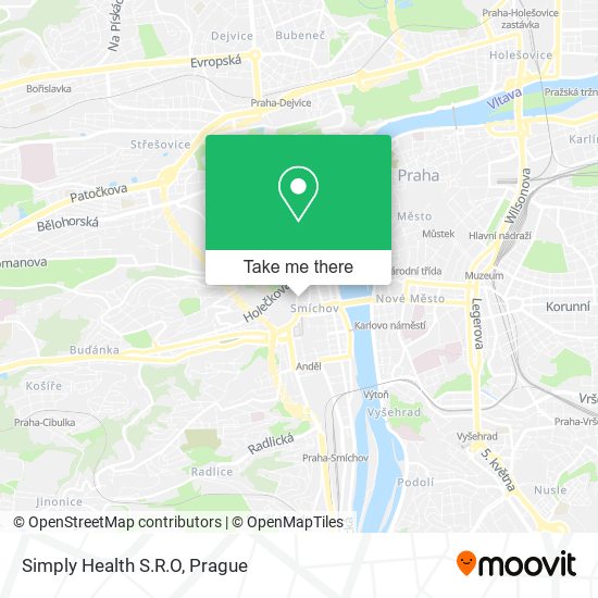 Simply Health S.R.O map