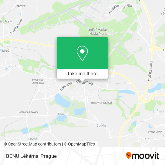 Карта BENU Lékárna