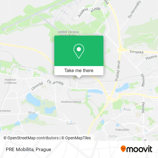 Карта PRE Mobilita