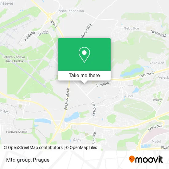 Карта Mtd group