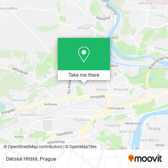 Dětské Hřiště map