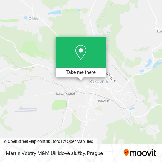 Martin Vostry M&M Úklidové služby map