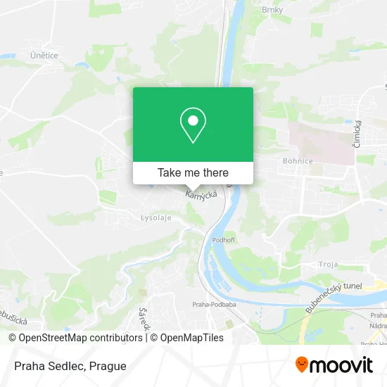 Карта Praha Sedlec