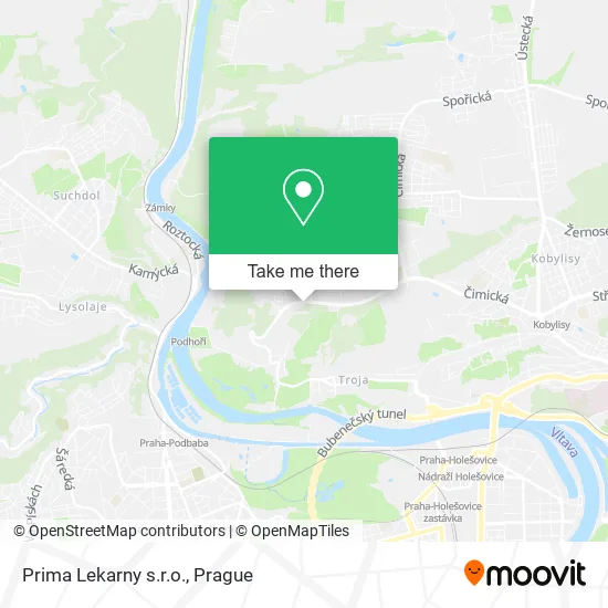 Карта Prima Lekarny s.r.o.