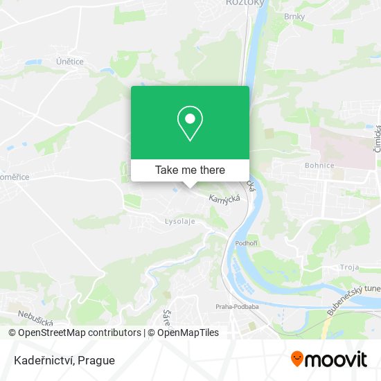 Kadeřnictví map