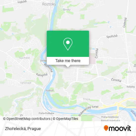 Карта Zhořelecká