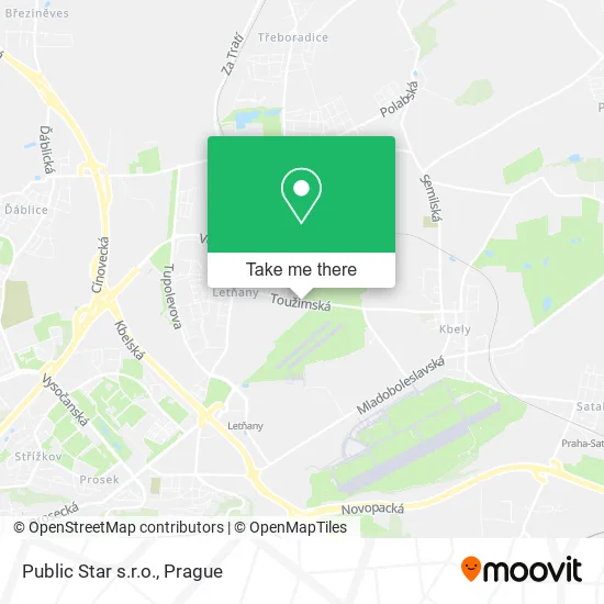 Карта Public Star s.r.o.