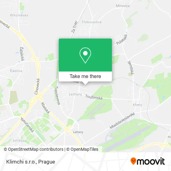 Карта Klimchi s.r.o.