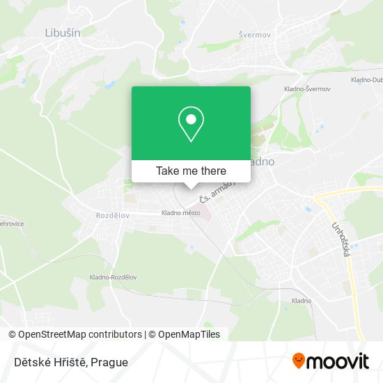 Dětské Hřiště map