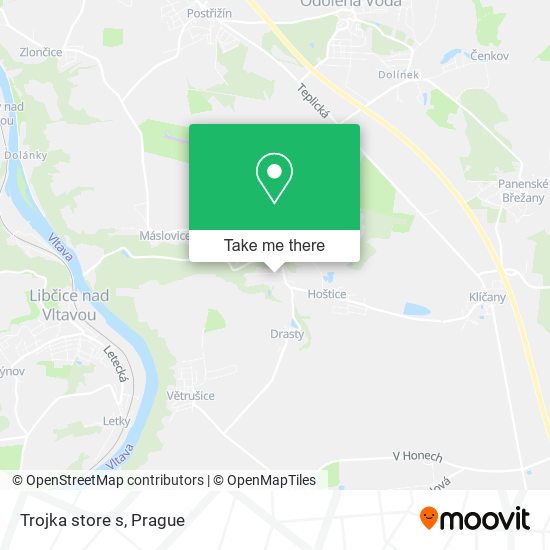 Trojka store s map