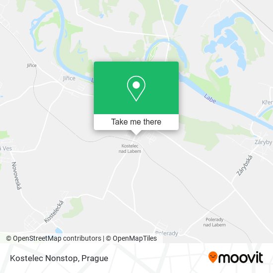 Карта Kostelec Nonstop