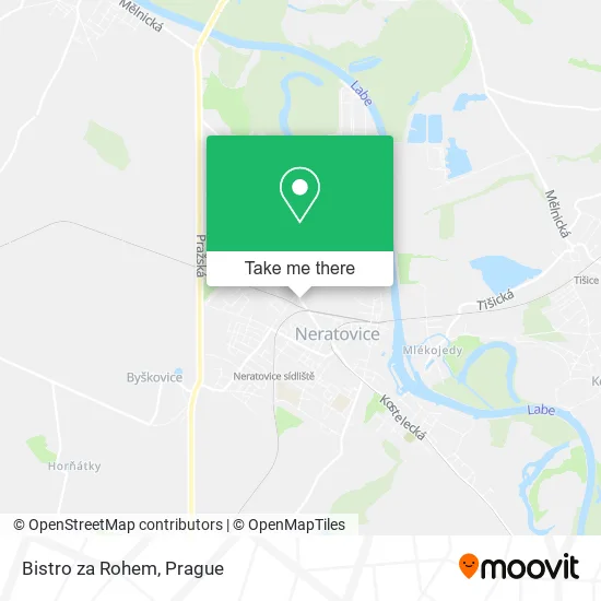 Карта Bistro za Rohem