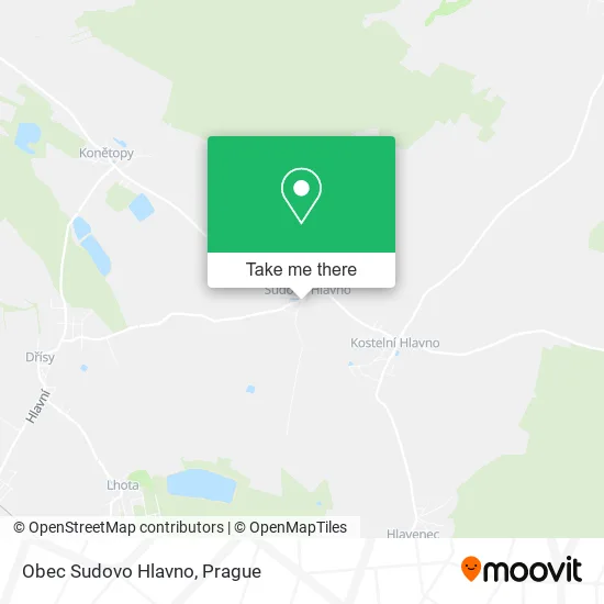 Карта Obec Sudovo Hlavno