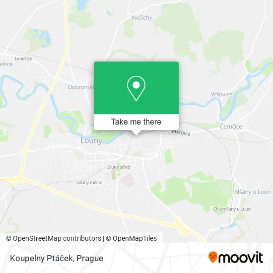 Карта Koupelny Ptáček
