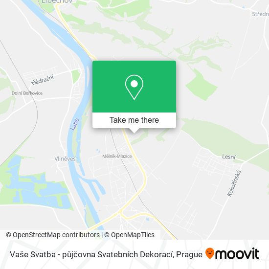 Vaše Svatba - půjčovna Svatebních Dekorací map