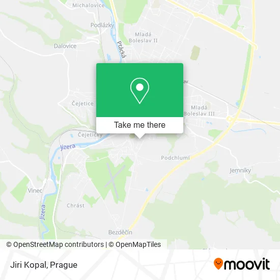 Карта Jiri Kopal
