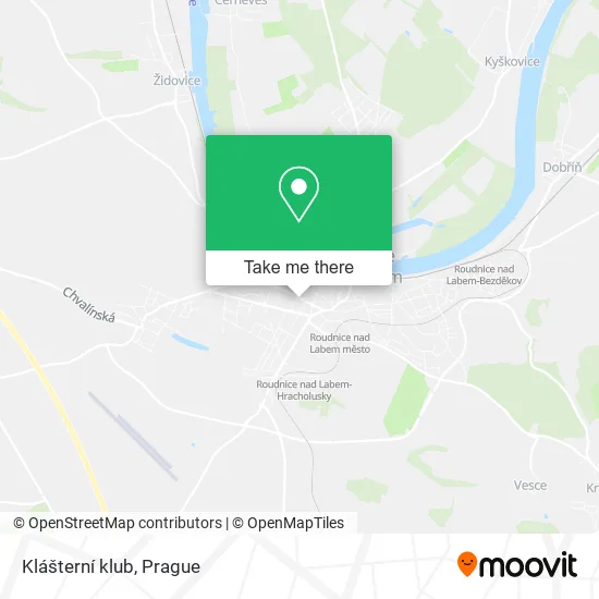Карта Klášterní klub