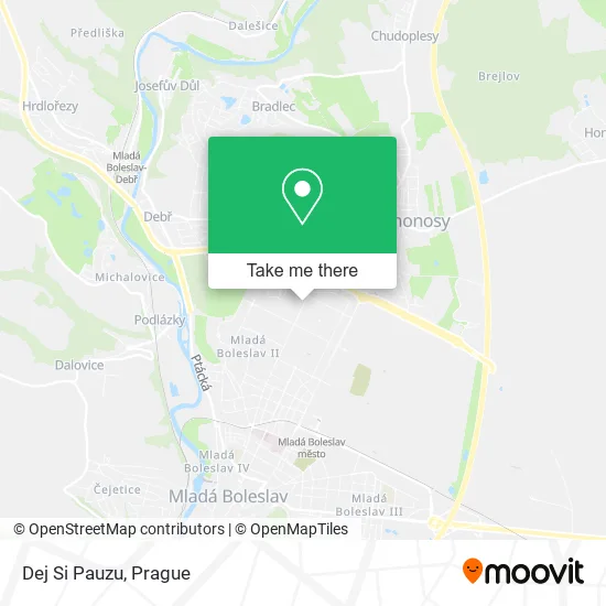 Карта Dej Si Pauzu