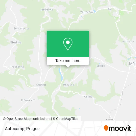Карта Autocamp