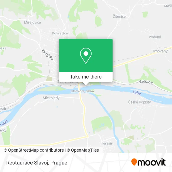 Карта Restaurace Slavoj