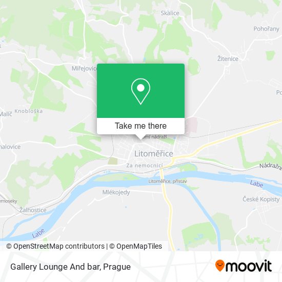 Gallery Lounge And bar map