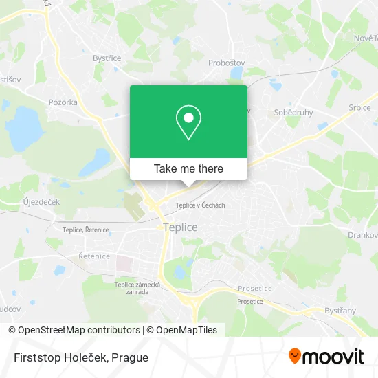 Карта Firststop Holeček