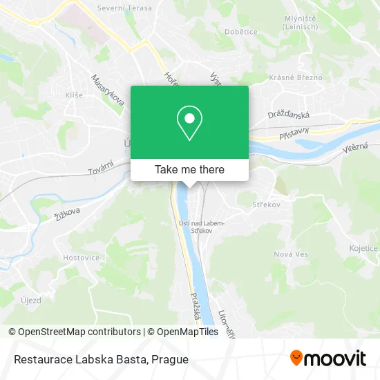 Карта Restaurace Labska Basta
