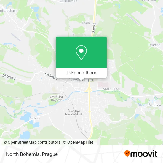 Карта North Bohemia