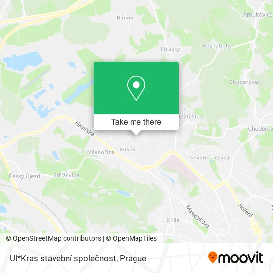 Карта Ul*Kras stavební společnost