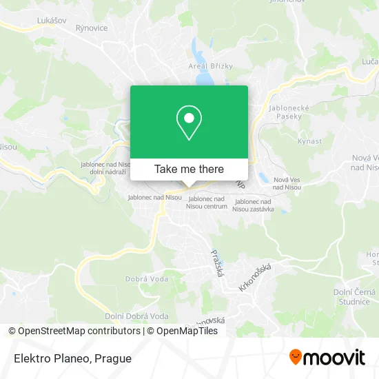 Карта Elektro Planeo