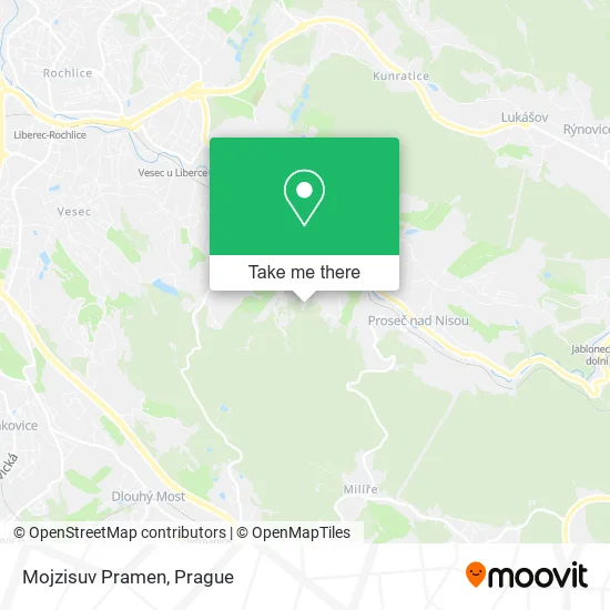 Карта Mojzisuv Pramen