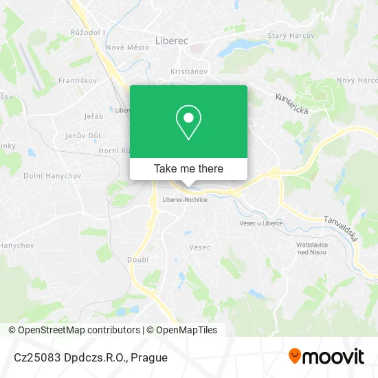 Карта Cz25083 Dpdczs.R.O.