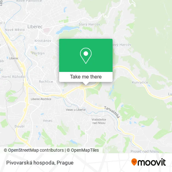 Карта Pivovarská hospoda