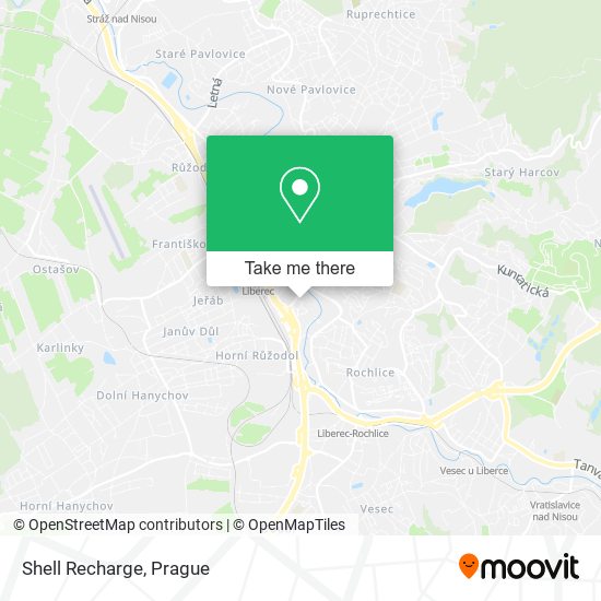 Shell Recharge map