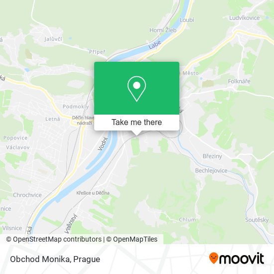 Карта Obchod Monika