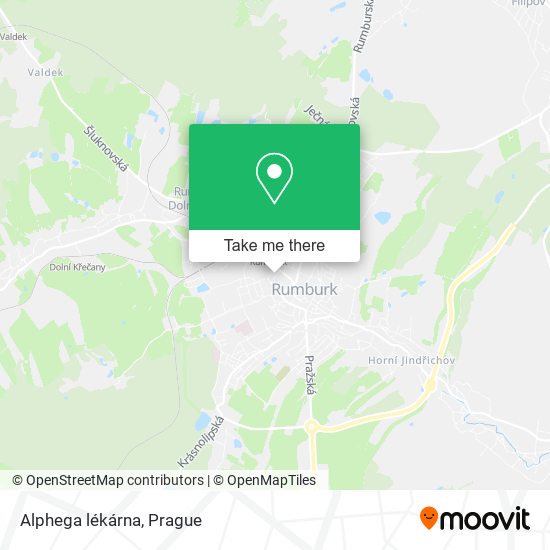 Alphega lékárna map