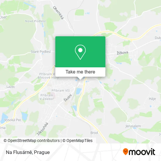 Карта Na Flusárně
