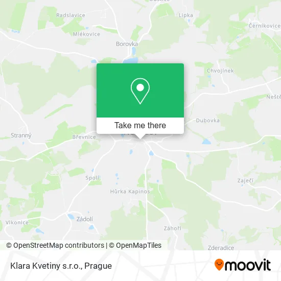 Карта Klara Kvetiny s.r.o.