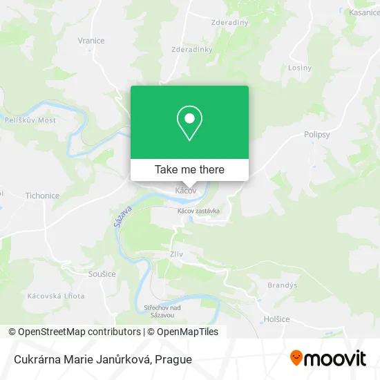 Карта Cukrárna Marie Janůrková