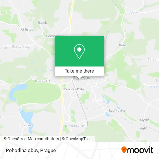 Карта Pohodlna obuv