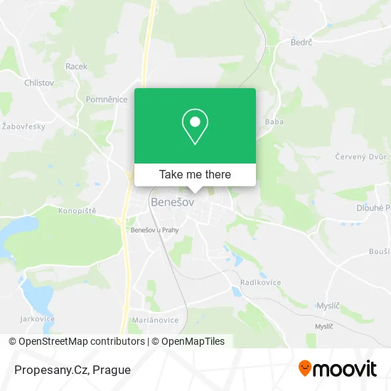 Карта Propesany.Cz