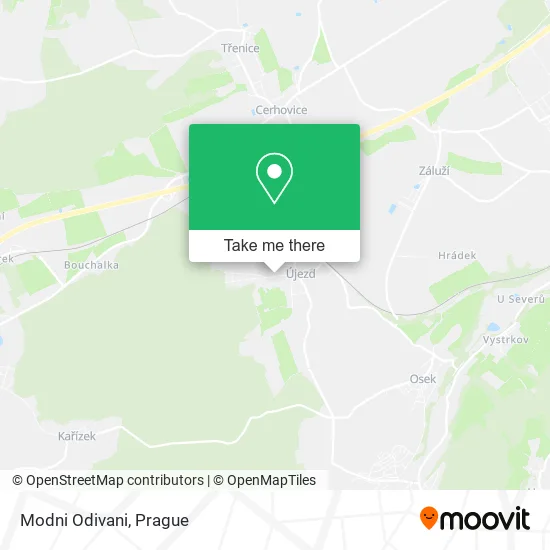 Карта Modni Odivani